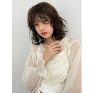 エアリーパーマ/似合わせカット/ボブ/コテ巻きパーマ