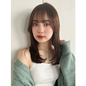 髪質改善/ストレート/アッシュブラウン/艶カラー