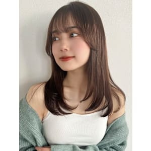 髪質改善/ストレート/アッシュブラウン/艶カラー