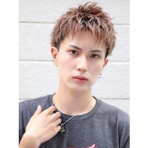 ハーフアップバング ツーブロック 刈り上げ 福岡 大名