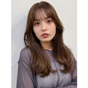 くびれロング/似合わせカット/小顔カット/コテ巻きパーマ