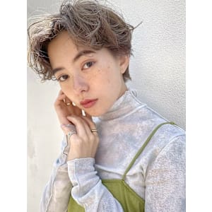 クセ風マッシュショートパーマ/柔らかベージュ - soi conc 下北沢【ソイ コンク シモキタザワ】掲載中