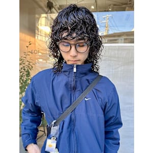 ウルフハードパーマ_メンズカット_メンズウルフ◎下北沢