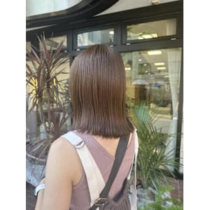 [aika]ワンカラーで作るブラウンベージュ