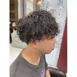 波巻きスパイラルパーマ/メンズ　岩崎錦糸町北口