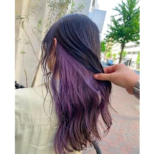 ラベンダーインナーカラー