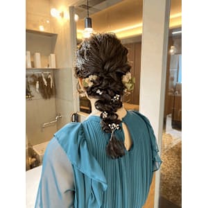 20代30代　大人ガーリーゆるふわ編みおろし