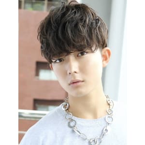 シャドウパーマラフマッシュ ツーブロック 刈り上げ 福岡