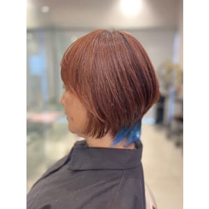 インナーカラーサファイヤブルー♪