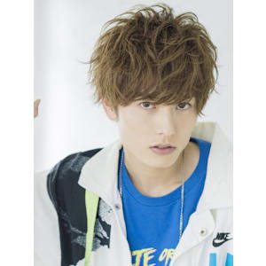 ラフ無造作ミックスマッシュショート シャドウパーマ 天神 