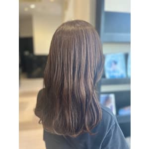 ツヤツヤ♪透明感カラー