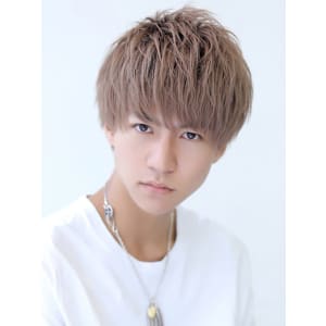 ナチュラル束感ショート ツーブロック メンズサロン 福岡