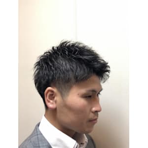 ツーブロショート - Y's BARBER GINZA LOUNGE【ワイズ バーバー ギンザ ラウンジ】掲載中