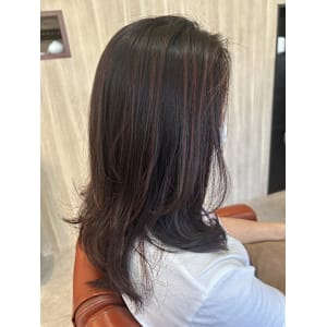 ナチュラルピンクハイライト