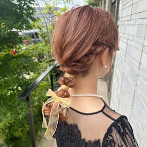 《イーズ鎌倉》ゆるっと可愛いリボンヘアアレンジ/ヘアセット - e's 鎌倉【イーズ】【イーズカマクラ】掲載中