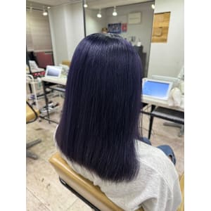 ダークラベンダーミディアムレイヤーケアブリーチ所沢