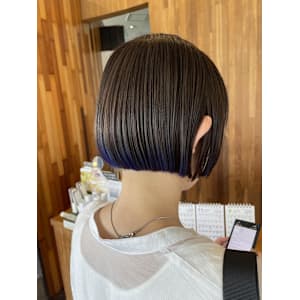 裾カラーブルー