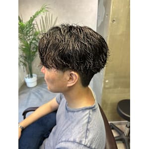 miu&宇都宮良太　メンズお洒落パーマ