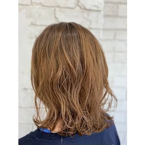 ミルクティーベージュボブケアブリーチ所沢