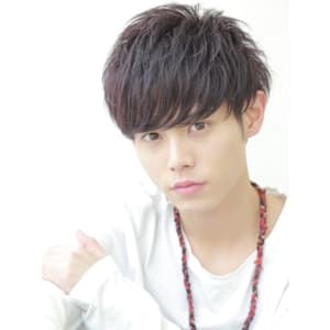 ツーブロック　刈り上げ　ナチュラル　ショートマッシュ　福岡