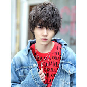 無造作ウルフ 平成ヘア 黒髪 メンズサロン 福岡 天神 大名