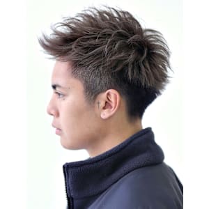 ライトジェットモヒカン ツーブロック 刈り上げ  福岡 天神