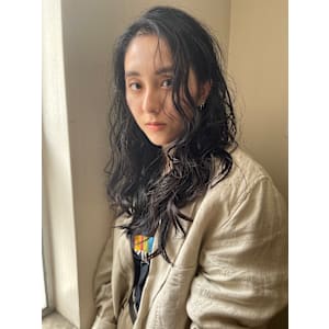 無造作パーマ_longperm