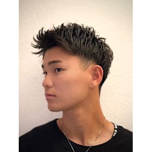 爽やかアップバング