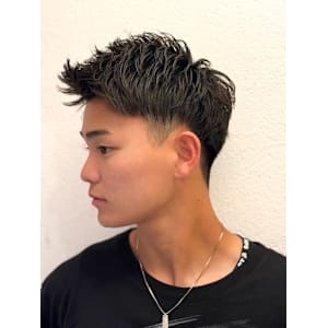 爽やかアップバング