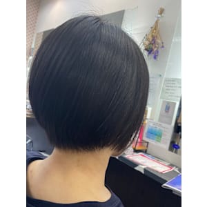 直毛×ショート