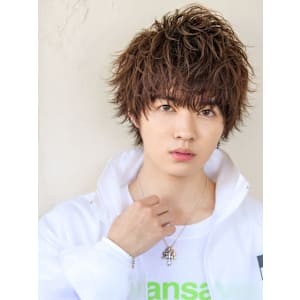 無造作ウルフ 束感 平成ヘア 福岡 天神 大名 メンズサロン