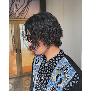 スパイラルパーマ