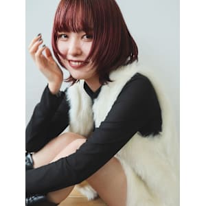 ウルフボブ/デザインカラー/ブリーチ/ダブルカラー