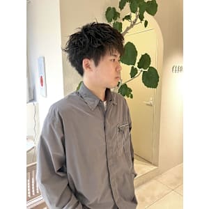 スパイキーショート　パーマスタイル