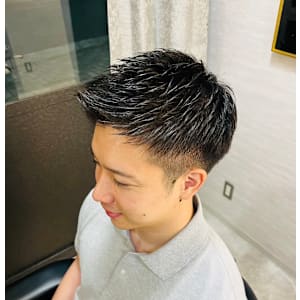王道アップバングショート×マジックツーブロック - UNTRACE－BARBER SHOP－【アントレース バーバーショップ】掲載中