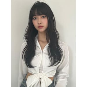 20代大人美人小顔ブリーチなし韓国ヘアアッシュブラック