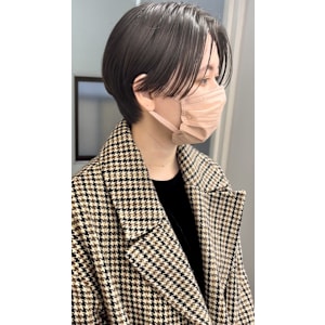 kos/二子玉川3分/ボブ/ ショート/パーマ/クレイカラー