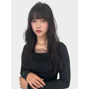 韓国レイヤー似合わせカット顔周りカット