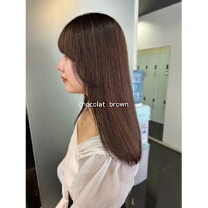 [aika]ブリーチカラーでつくるショコラブラウン