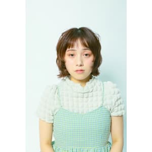 ゆるふわパーマ風ウェーブ