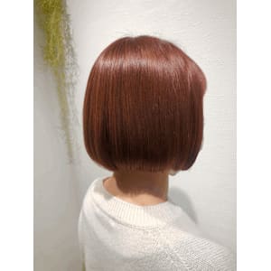 大人可愛い艶ボブ うる艶綺麗な髪質改善ヘア