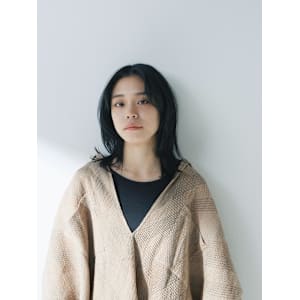 暗髪 透明感ダークグレージュ 【FIRST】鈴木宏子