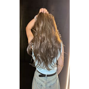 <ブリーチなしダブルカラー>　Olive beige