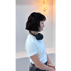 外国人風　ボブパーマ