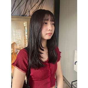 ロング ピンクブラウン