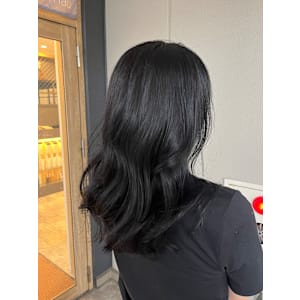 ロング ナチュラルブラック