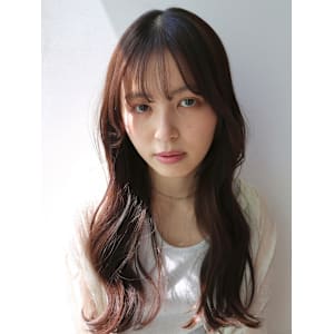 韓国風うるツヤレイヤースタイル