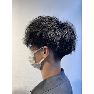 メンズパーマ/波巻き/スパイラル