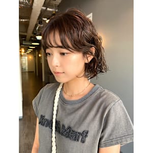 《kitin吉祥寺》ボブパーマ　パーマ　耳掛けヘア