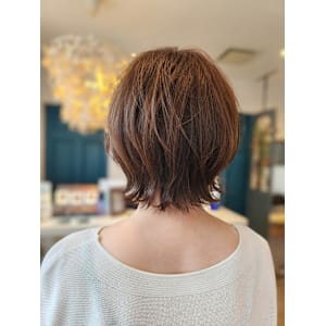 伸ばし中にも♪ひし形ボブ